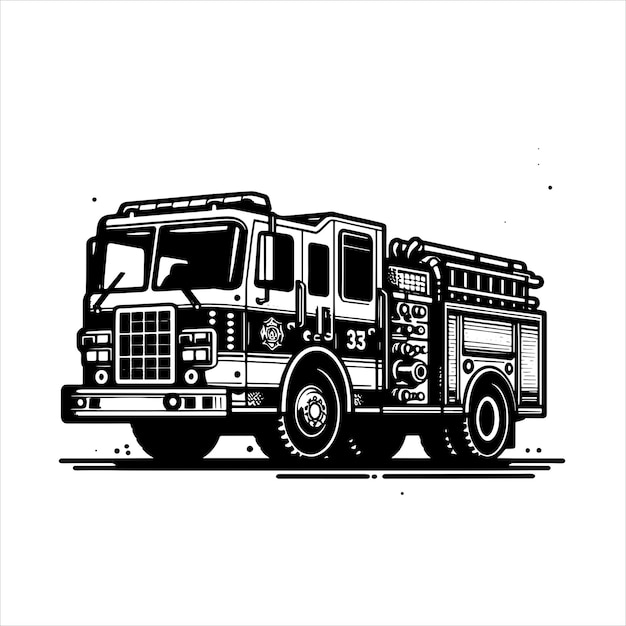 camión de bomberos svg