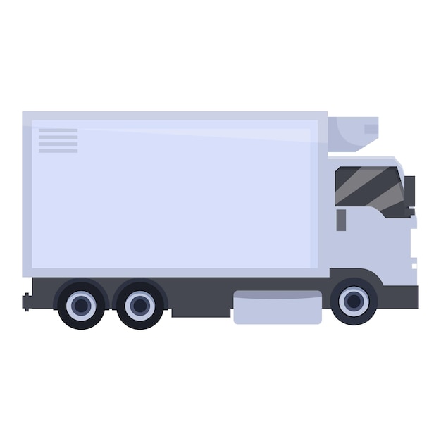 Camión de entrega para el transporte de mercancías con espacio de carga para la logística