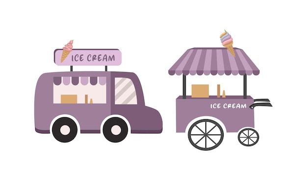 El camión de helados.