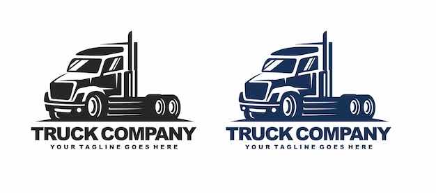 camión, logotipo, vector