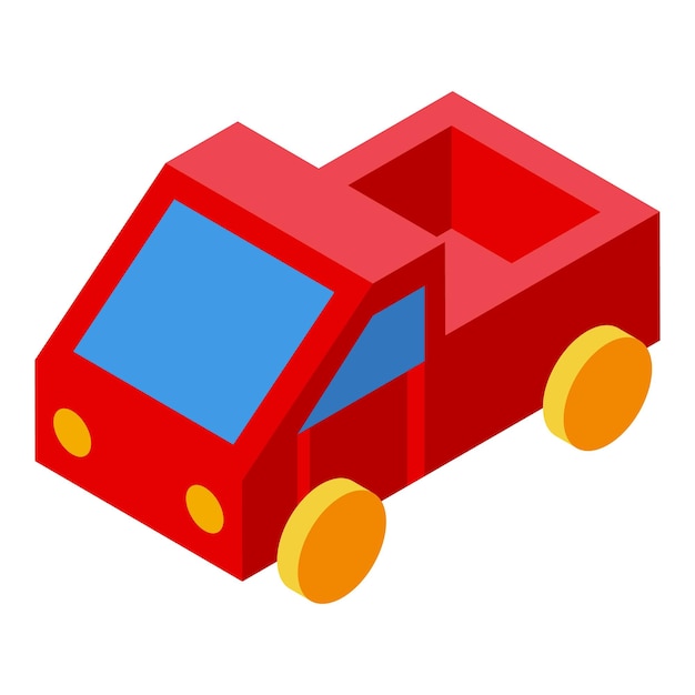 Una camioneta de juguete roja que trae diversión y alegría a los niños