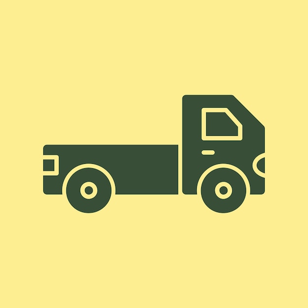 camioneta pickup de moda impresionante ilustración vectorial abstracta colorido diseño útil