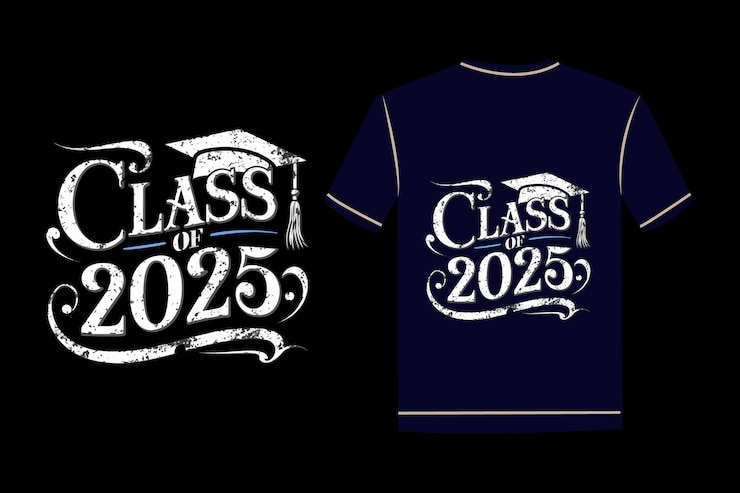 Vector una camisa azul con las palabras clase clase clase clase en ella
