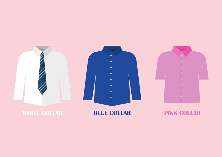 Vector camisa blanca y azul illustraton vector