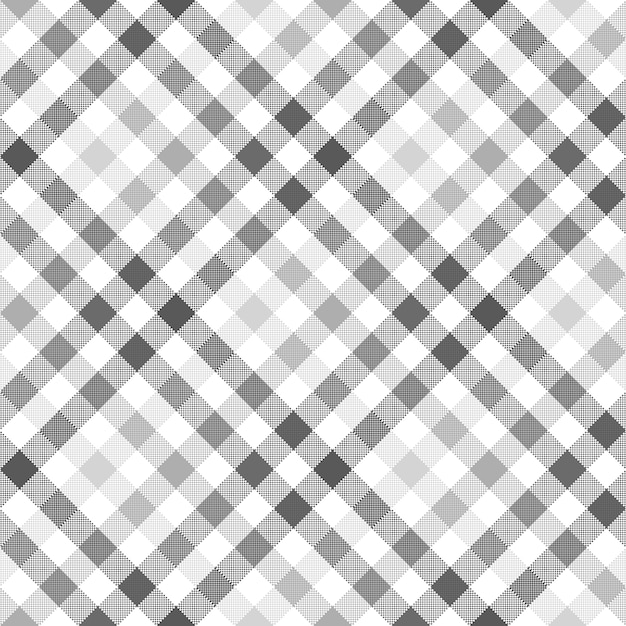 Camisa a cuadros gris diagonal textura de la tela sin costura