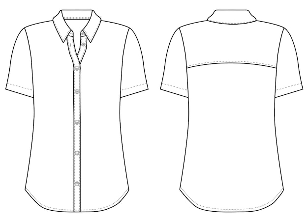 una camisa con un cuello que dice una camisa en ella