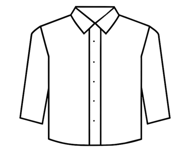 una camisa con un cuello que dice una camisa en ella