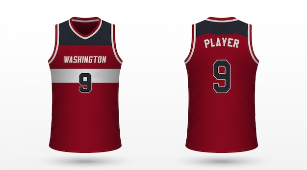 Camisa deportiva realista