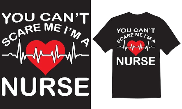 Una camisa negra que dice que no puedes ser yo, soy enfermera.