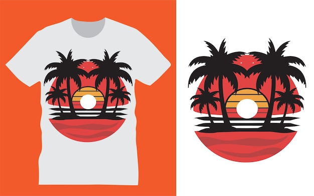 una camisa con palmeras y una camisa que dice palmeras