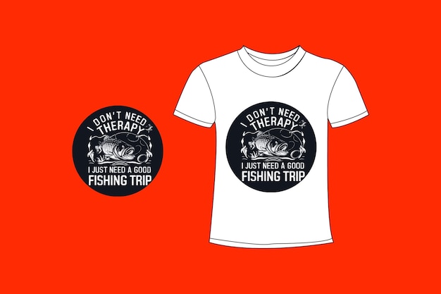 una camisa que dice pesca