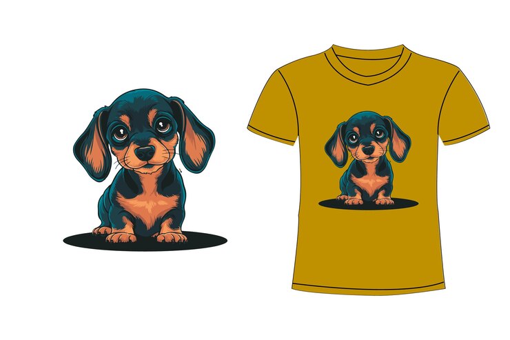 una camisa que tiene la palabra dachshund en él