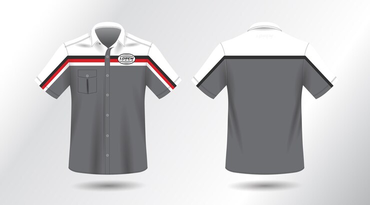 camisa de trabajo de manga corta