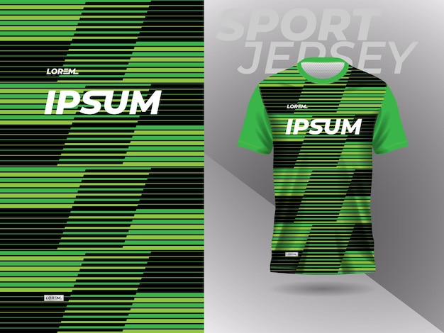 camiseta abstracta verde diseño de camiseta deportiva para fútbol fútbol carreras juegos motocross ciclismo runni