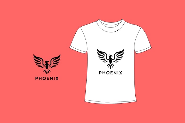 Una camiseta con alas y una camiseta que dice fénix en ella
