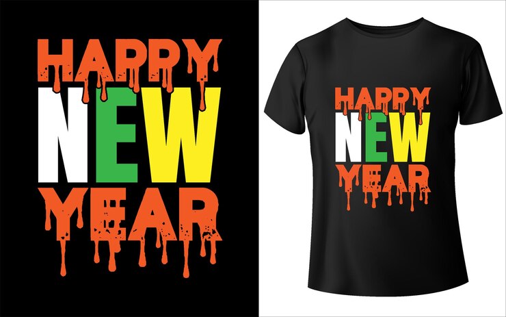 camiseta de año nuevo