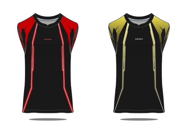 Camiseta de baloncesto, ilustración de deporte de camiseta sin mangas