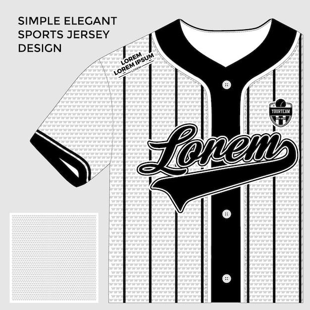 Vector camiseta de beisbol blanca