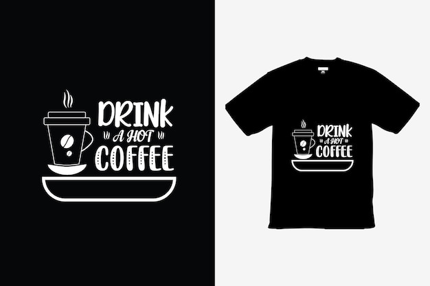 Vector camiseta café