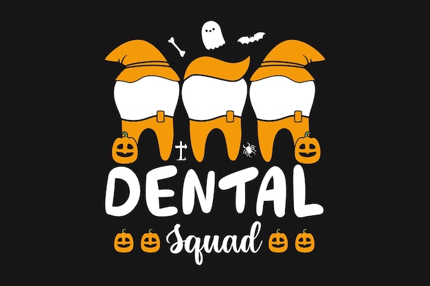 Camiseta Calabaza Dental Halloween