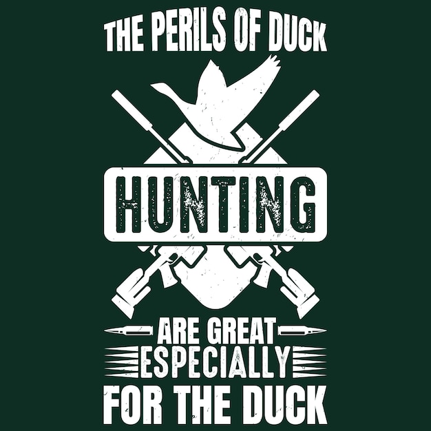 La camiseta de caza de vector premium es la mejor camiseta grunge única.
