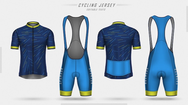 Camiseta de ciclismo delantera y trasera Colección premium de camisetas de ciclismo