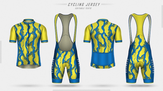 Camiseta de ciclismo delantera y trasera Colección premium de camisetas de ciclismo