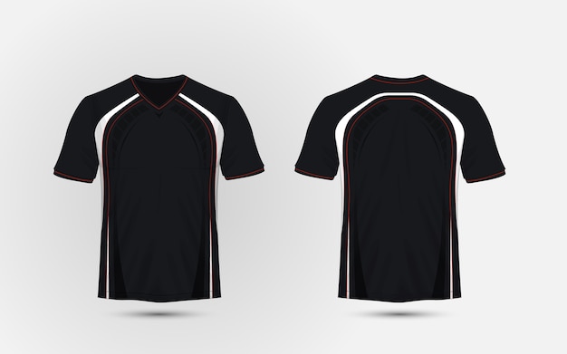 POLERA DEPORTIVA DEGRADÉ HOMBRE NEGRO