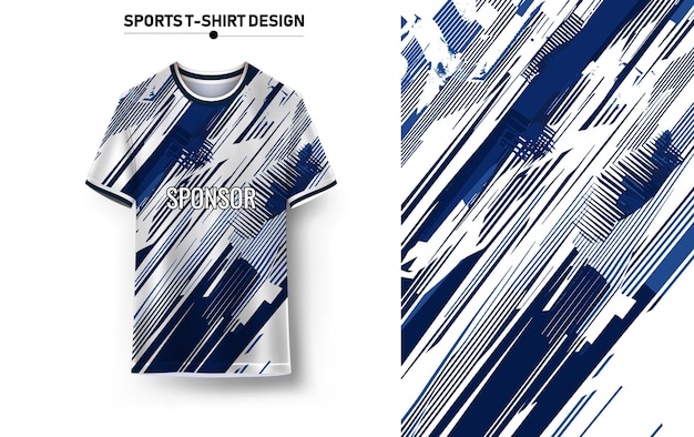 Camiseta deportiva y diseño de fondo
