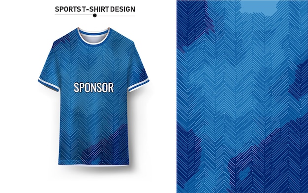 Camiseta deportiva y diseño de fondo