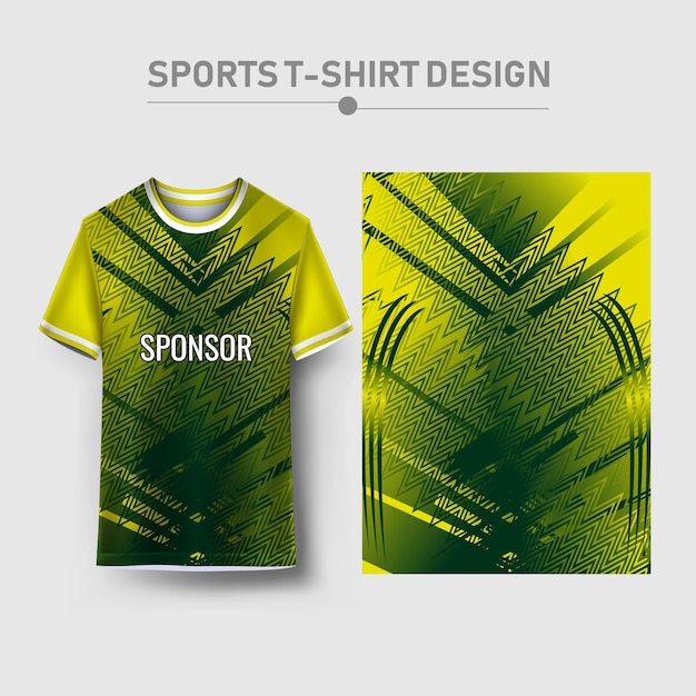 Camiseta deportiva y diseño de fondo