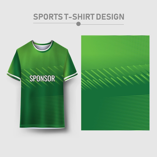 Camiseta deportiva y diseño de fondo