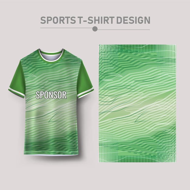 Camiseta deportiva y diseño de fondo