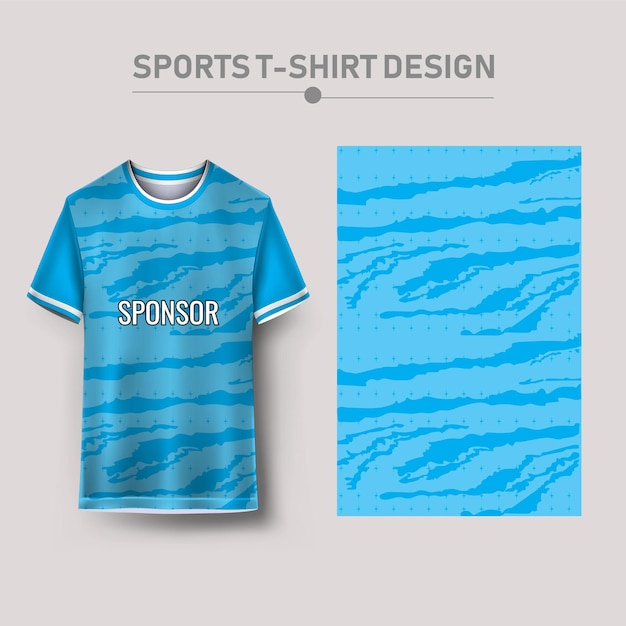 Vector camiseta deportiva y diseño de fondo