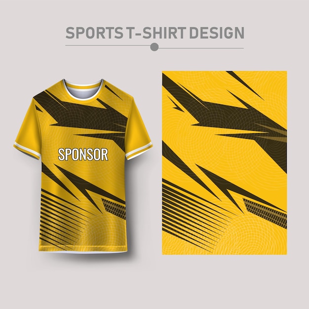 Camiseta deportiva y diseño de fondo