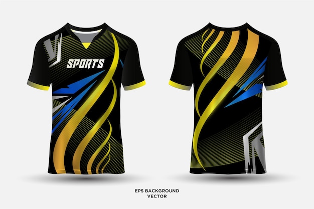 Camiseta deportiva de diseño increíble adecuada para carreras de fútbol e deportes