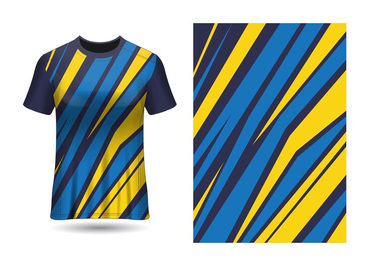 Vector camiseta deportiva de diseño de textura abstracta para carreras de fútbol, juegos de motocross, ciclismo, vector