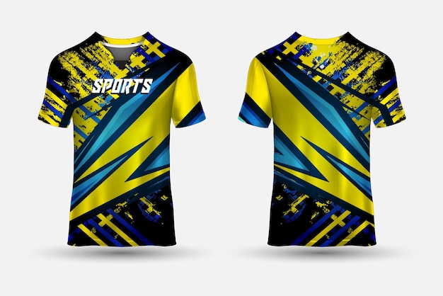 Camiseta deportiva futurista e increíble adecuada para carreras, fútbol, deportes electrónicos y motocross.