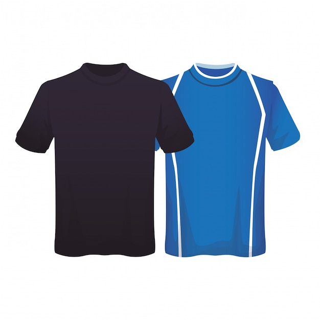 Vector camiseta deportiva para hombre.