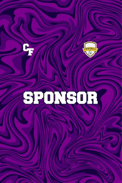 Camiseta deportiva de patrón abstracto para la sublimación de calidad HD