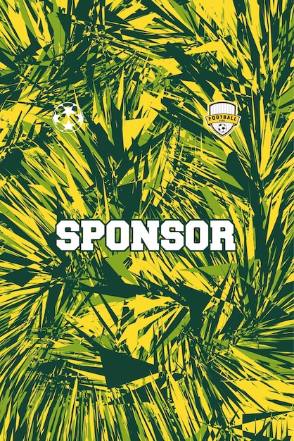 Camiseta deportiva de patrón abstracto para la sublimación de calidad HD