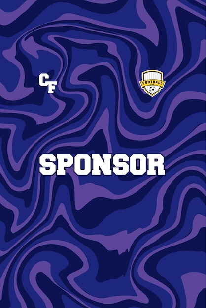 Camiseta deportiva de patrón abstracto para la sublimación de calidad HD