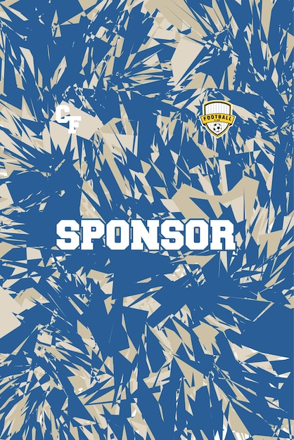 Camiseta deportiva de patrón abstracto para la sublimación de calidad HD