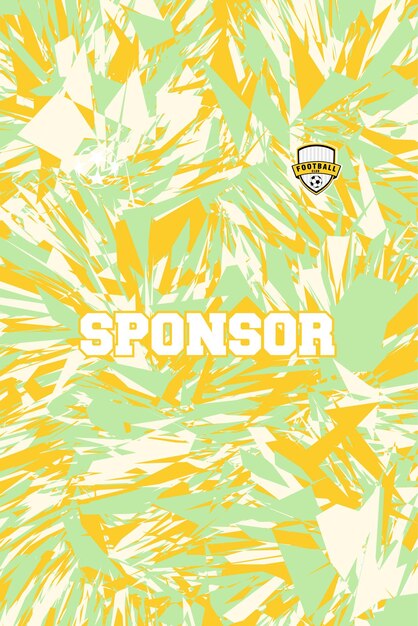Camiseta deportiva de patrón abstracto para la sublimación de calidad HD
