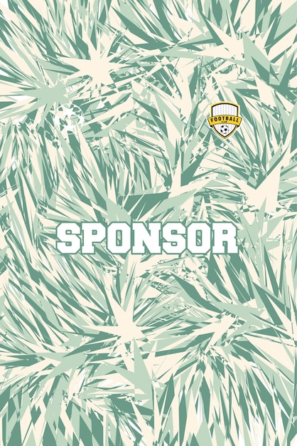 Camiseta deportiva de patrón abstracto para la sublimación de calidad HD