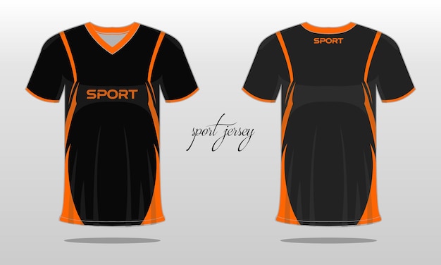 Camiseta deportiva y plantilla de camiseta vector de diseño de camiseta deportiva. diseño deportivo para fútbol.