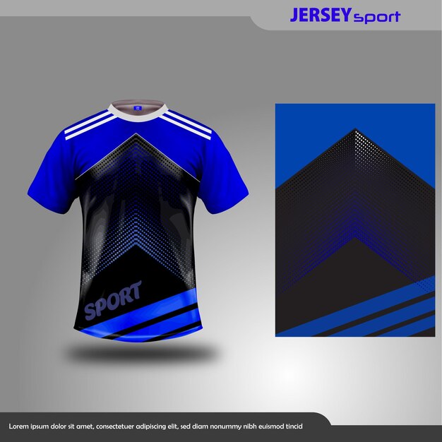 Vector camiseta deportiva