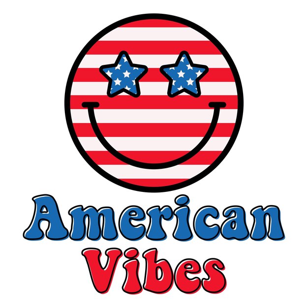Camiseta del Día de la Independencia del 4 de julio de American Vibes