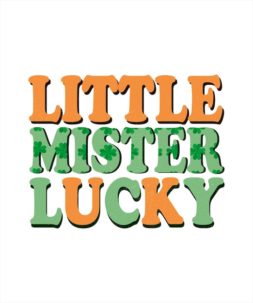 La camiseta del Día de San Patricio diseña el vector premium o el fondo del Día de San Patricio.