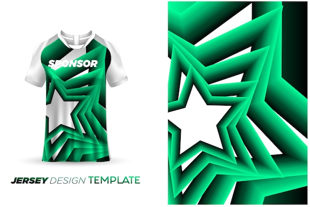 Camiseta de diseño deportivo para carreras, fútbol, juegos, motocross, ciclismo. diseño de vector de maqueta